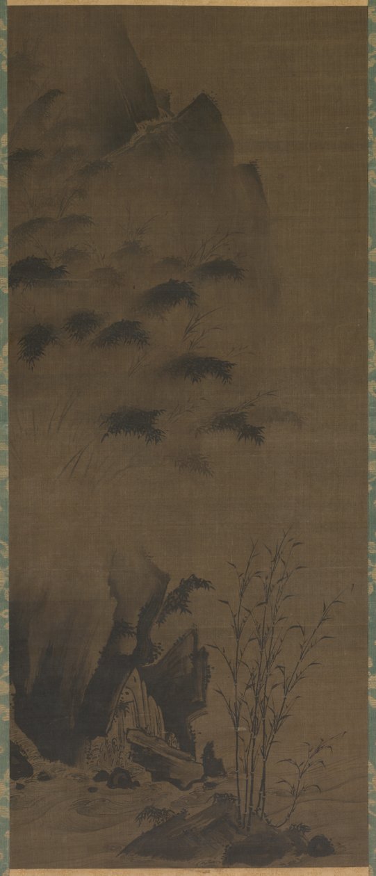 Bambu na chuva, início de 1500. de Genga