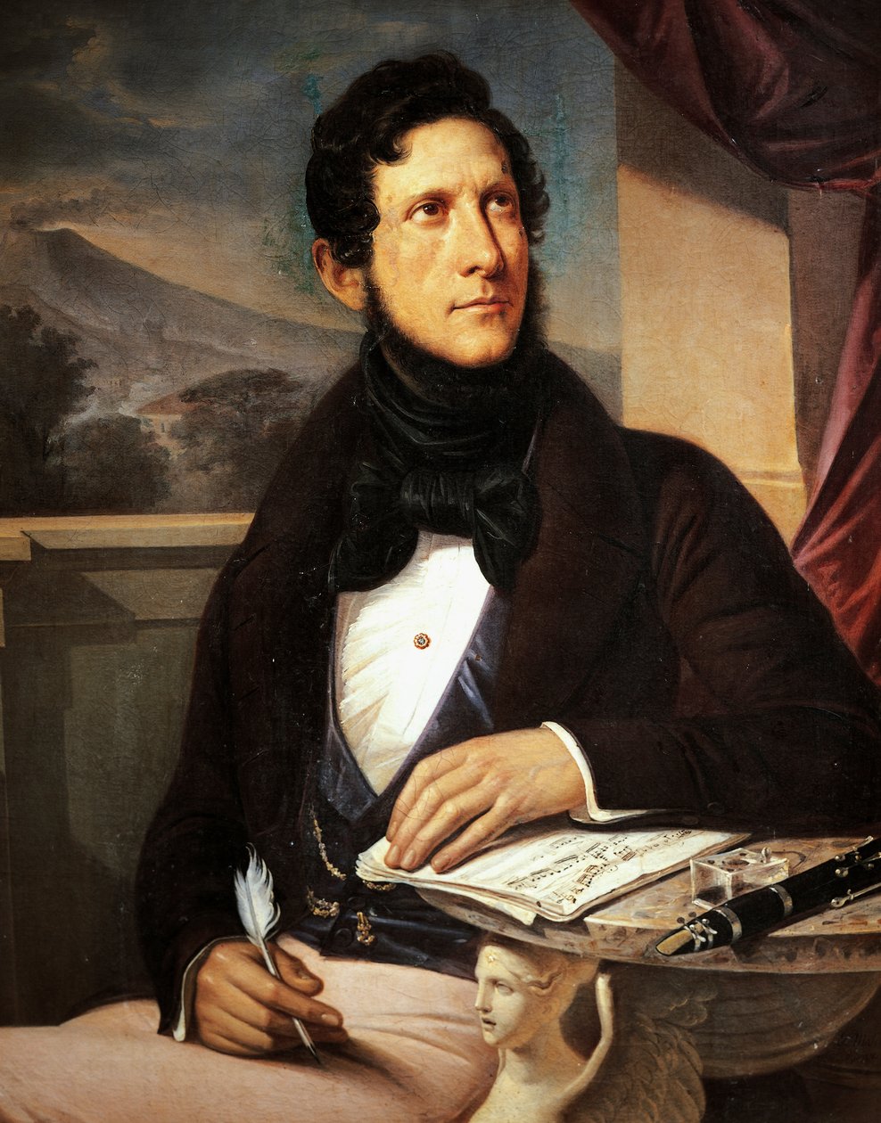 Retrato de Gaetano Donizetti (Bergamo de Gennaro Ruo