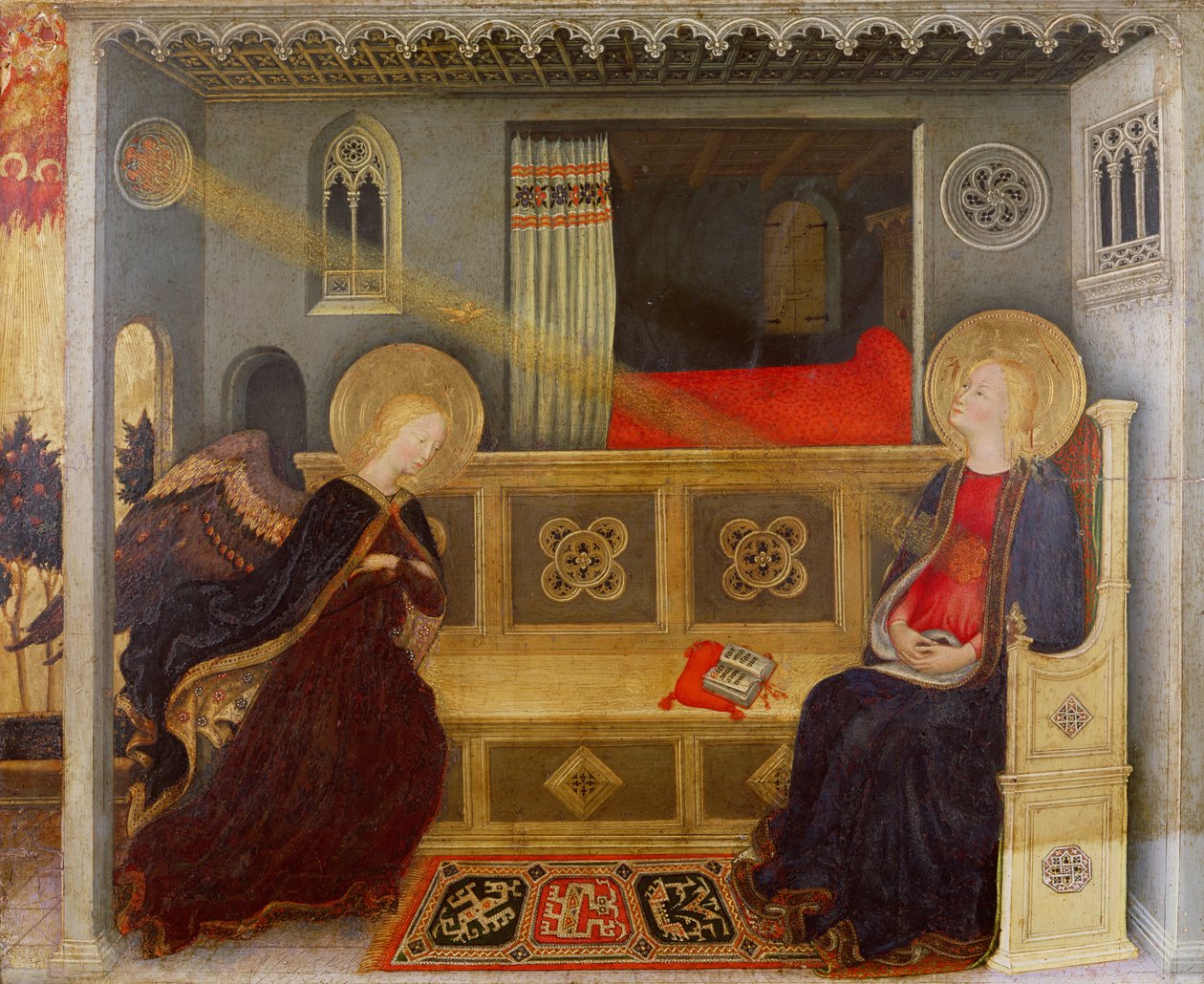 A Anunciação, c.1419 (tempera no painel) de Gentile da Fabriano