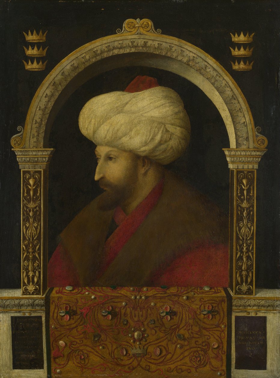 O Sultão Mehmet II de Gentile Bellini