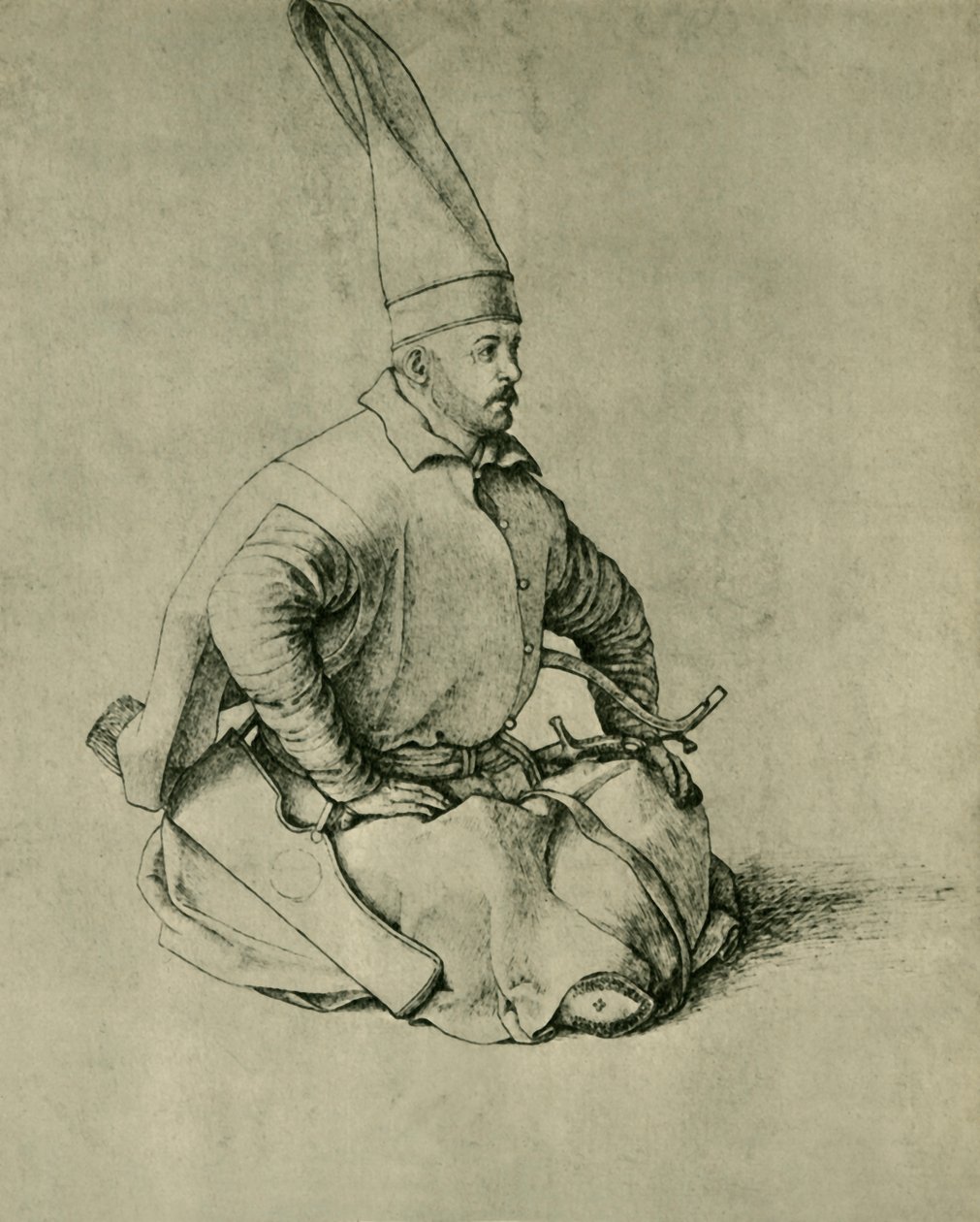 Janissário turco, 1479-1481, 1943. de Gentile Bellini