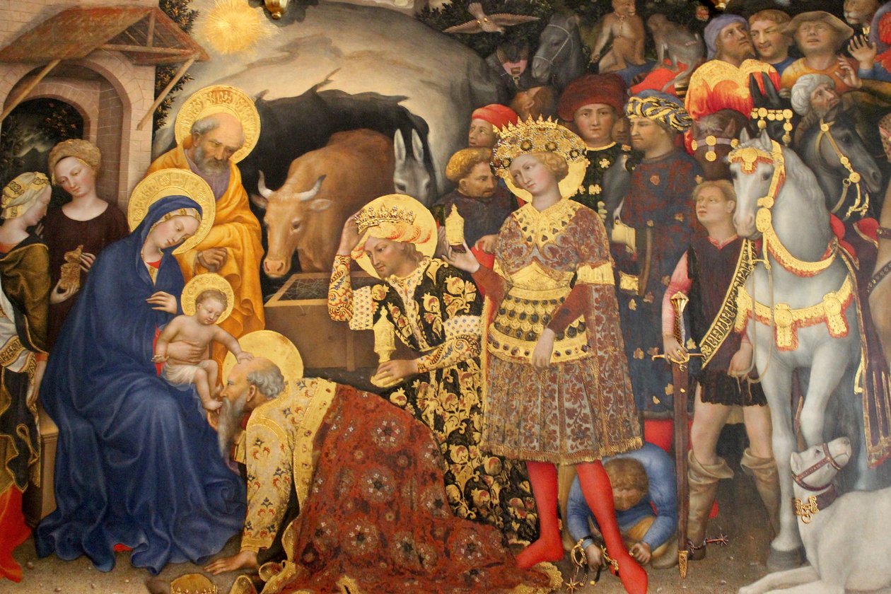 Adoração dos Magos de Gentile da Fabriano