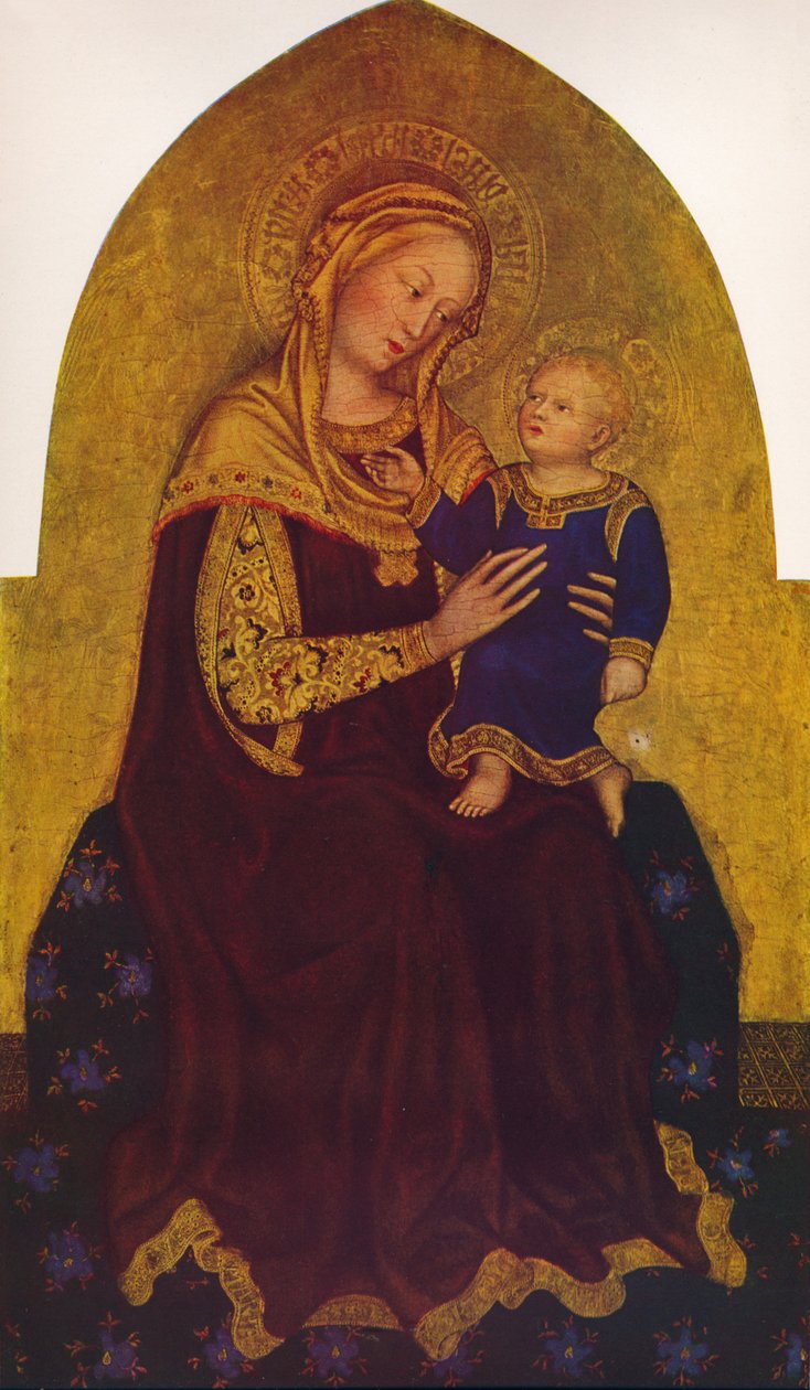 Madonna e criança, c1420 de Gentile da Fabriano