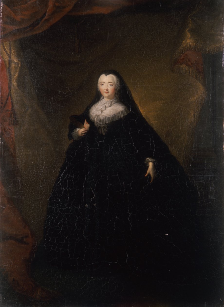 Imperatriz Elizabeth em Black Domino, 1748 de Georg Christoph Grooth