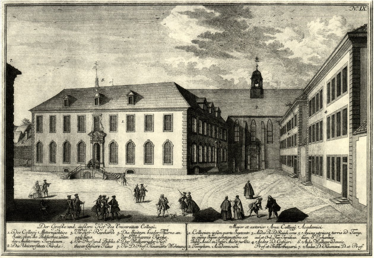 Goettingen Universitaet de Georg Daniel Heumann