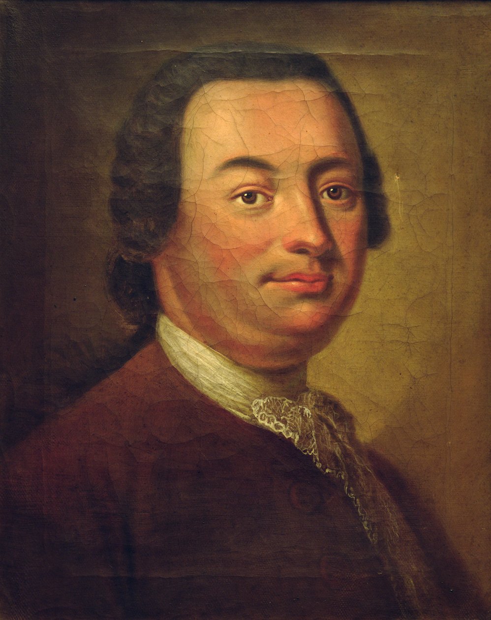 Retrato de um homem, 1774 de Georg David Matthieu