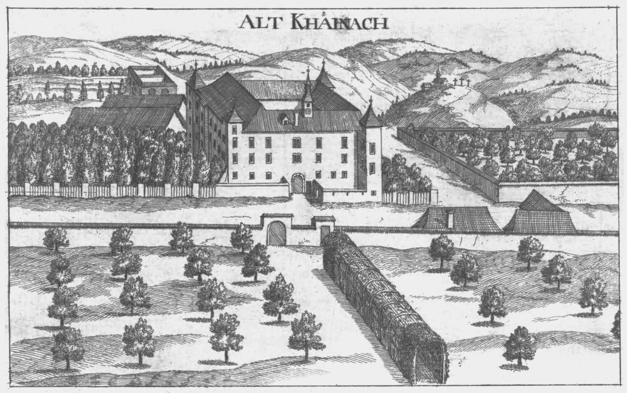 Castelo Krottenhof de Georg Matthaus Vischer