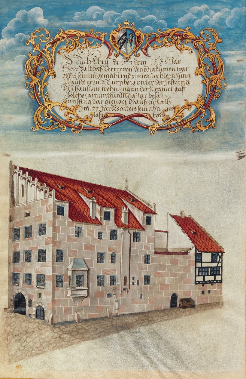 A Residência de Nuremberg da Família Derrer de Georg Strauch