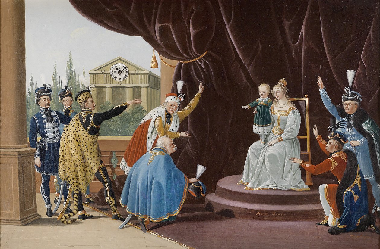 Biedermeier imagem relógio O herdeiro do trono de Georg Vogel