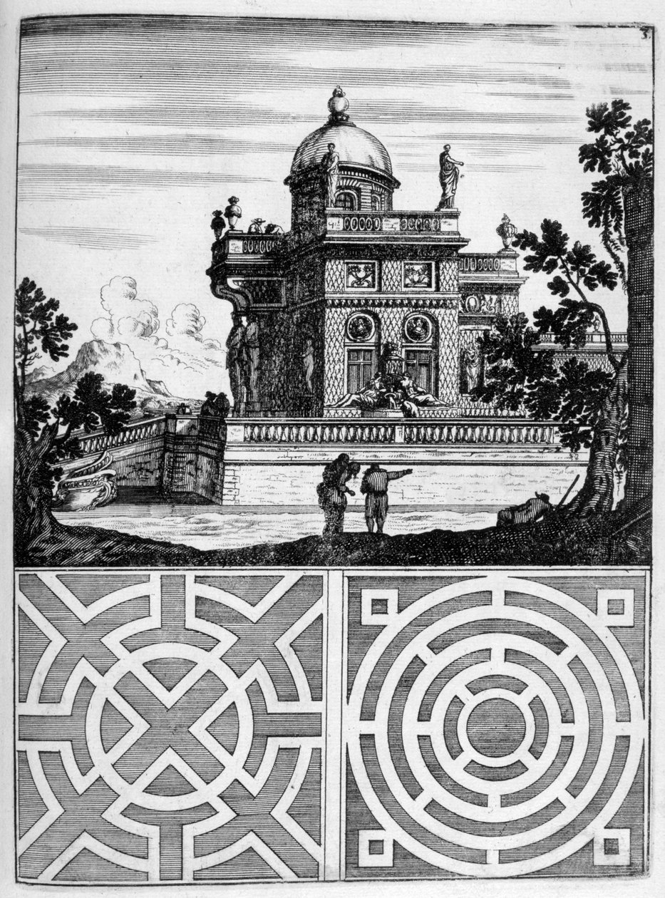 Projeto de casas e jardins, 1664 de Georg Andreas Bockler