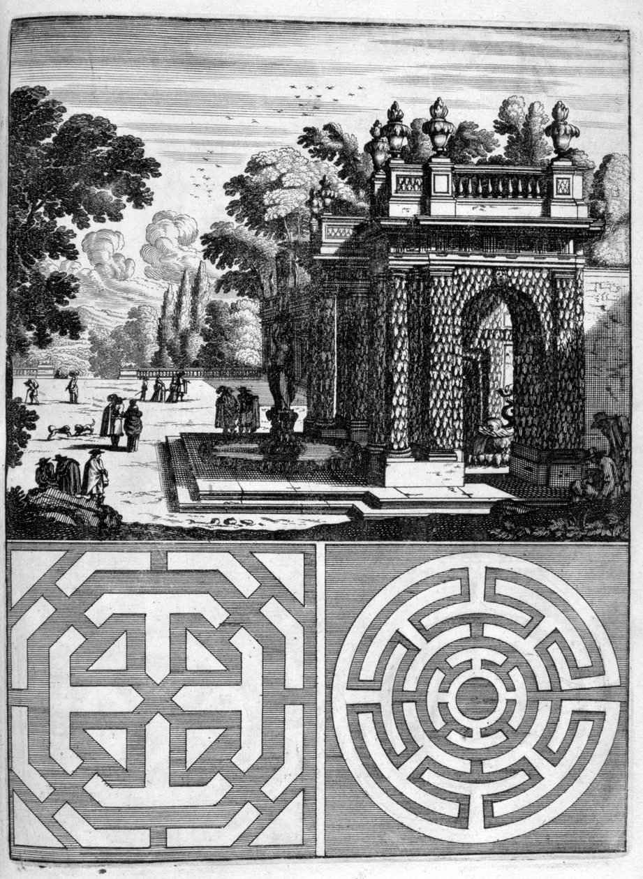 Projeto de casas e jardins, 1664 de Georg Andreas Bockler