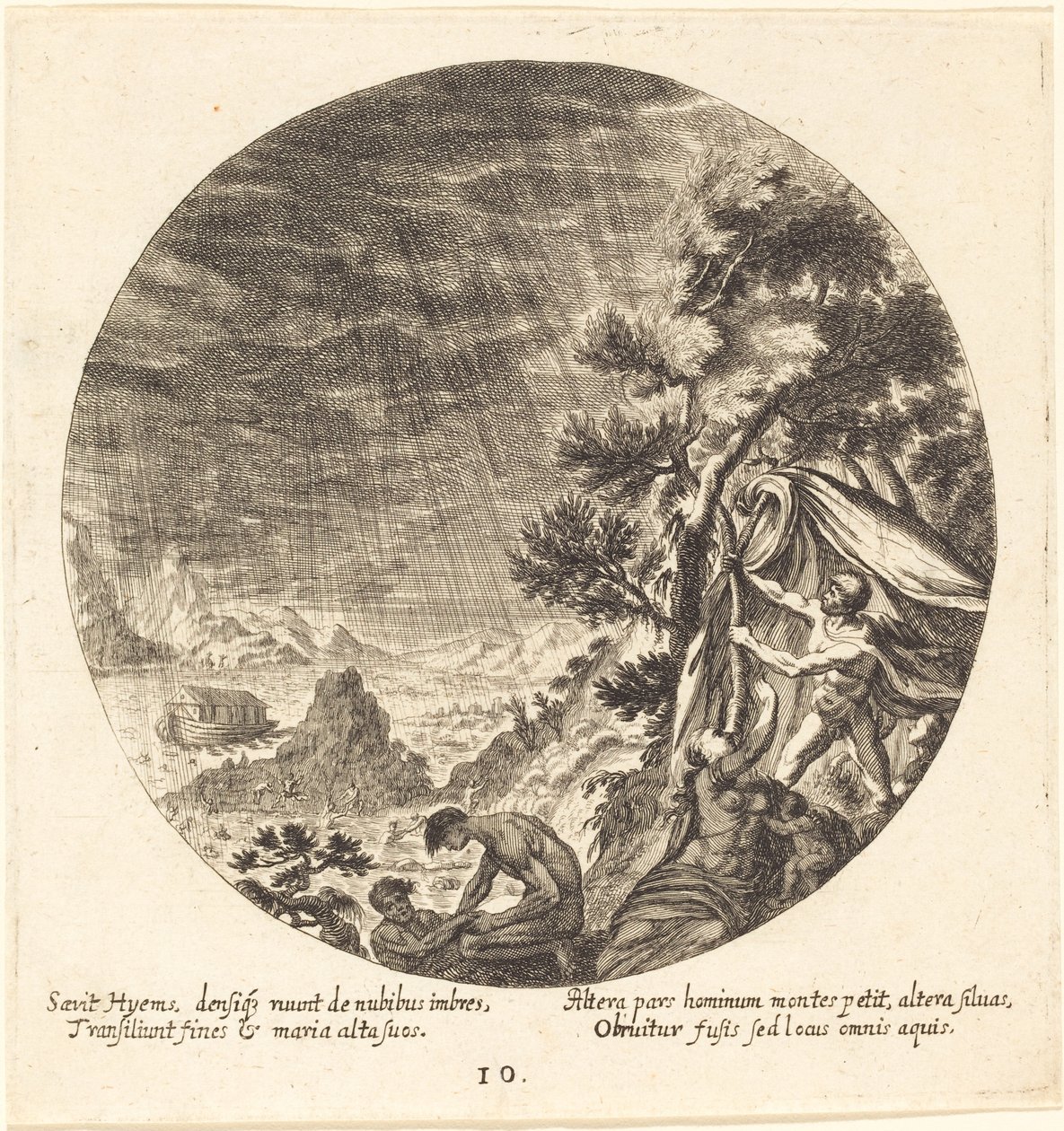 A inundação de Georg Andreas Wolfgang the Elder