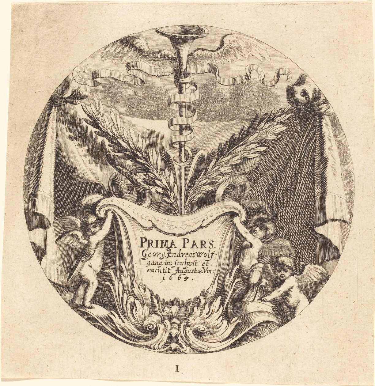Folha de rosto de Georg Andreas Wolfgang the Elder