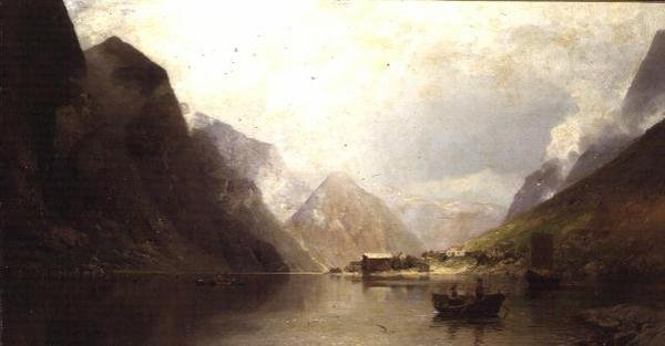 Um fiorde de Georg Anton Rasmussen