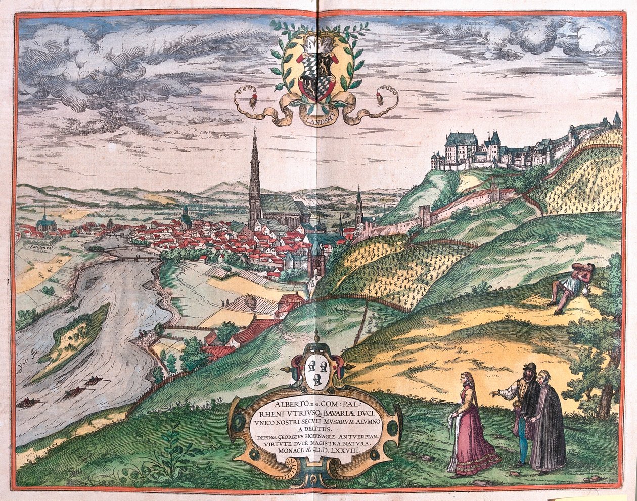 Colónia, Alemanha - em "Civitates Orbis Terrarum" de Georg Braun, Colónia 1617 de Georg Braun
