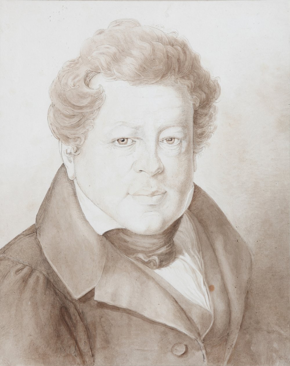 Retrato de Alexander Ivanovich Turgenev 1784-1845, 1833 de Georg Christian August Kestner