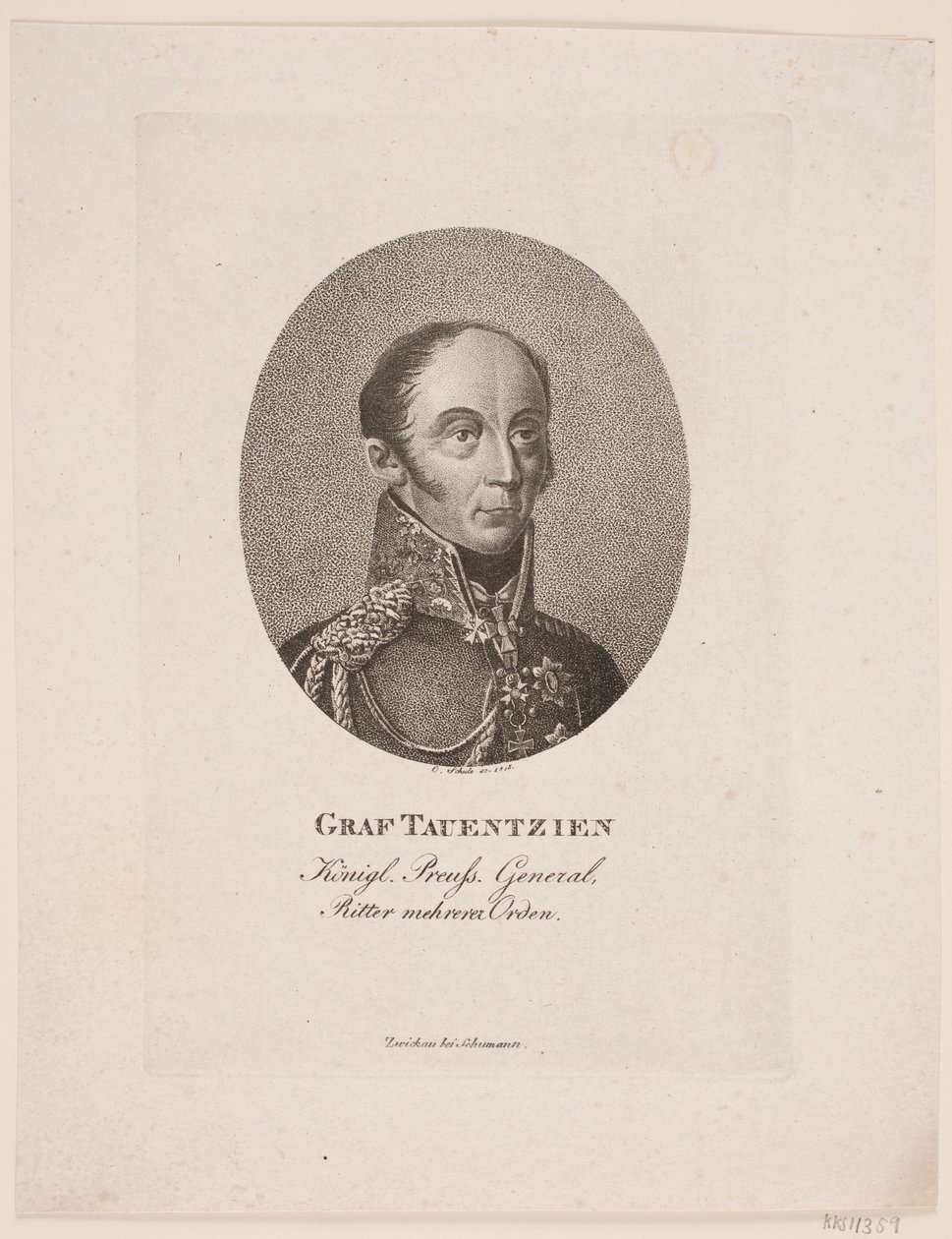 Tumba Tauentzien de Georg Christian Schule