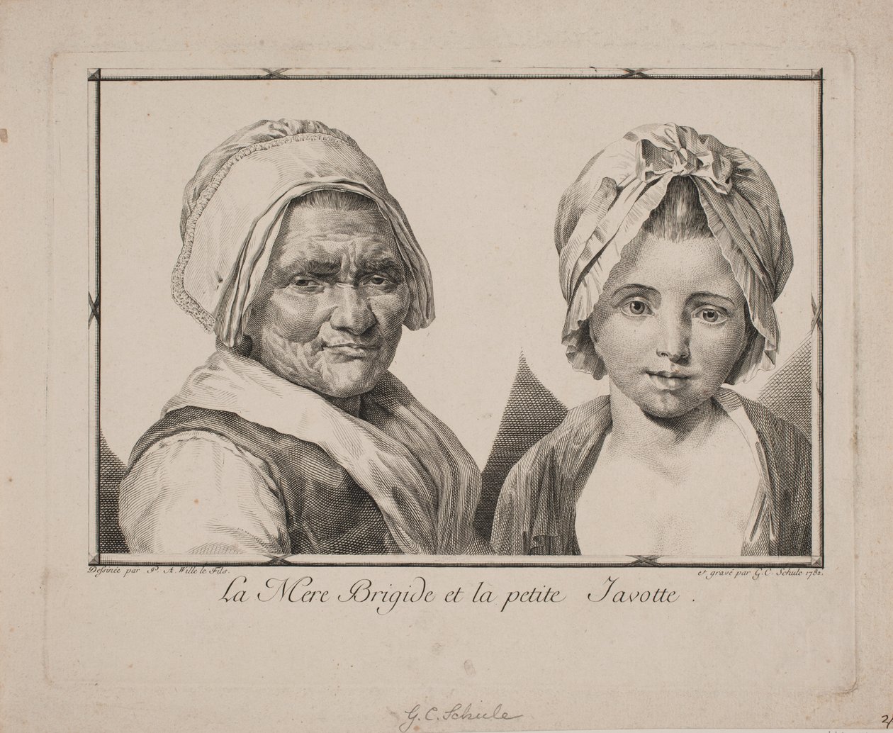 Madre Brigide e a pequena Javotte de Georg Christian Schule