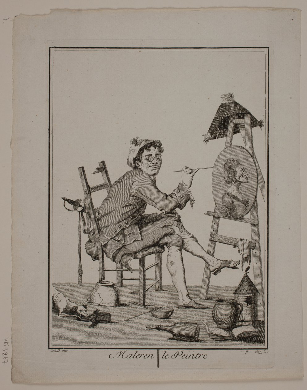 "O Pintor" de Georg Christian Schule