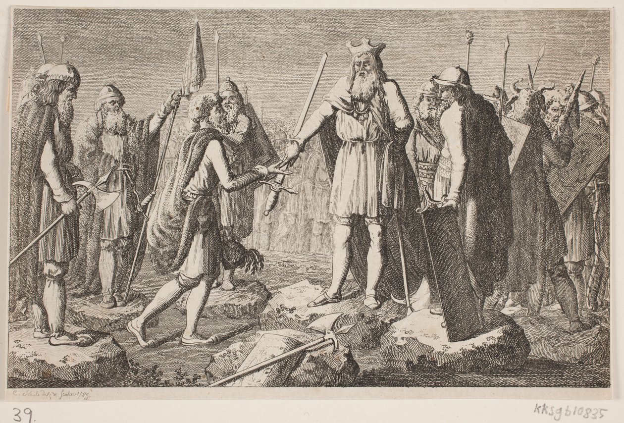 Título vinheta para "Léxico de famílias nobres na Dinamarca, Noruega e os ducados" de Georg Christian Schule