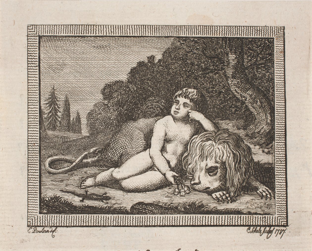 Vinheta para "All Writings" de J. H. Wessel de Georg Christian Schule