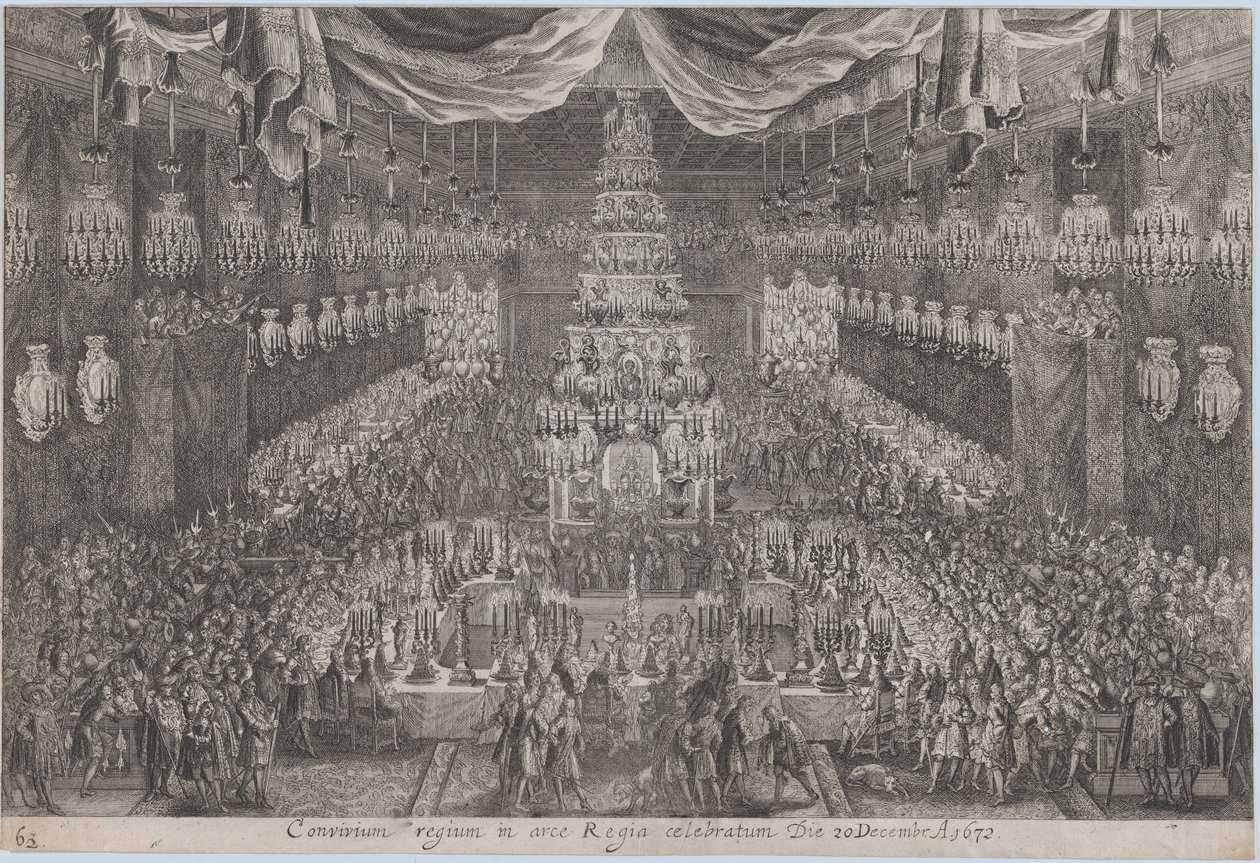 Coroação de Carlos XI, Estocolmo, 20 de dezembro de 1672, 1672. de Georg Christoph Eimmart