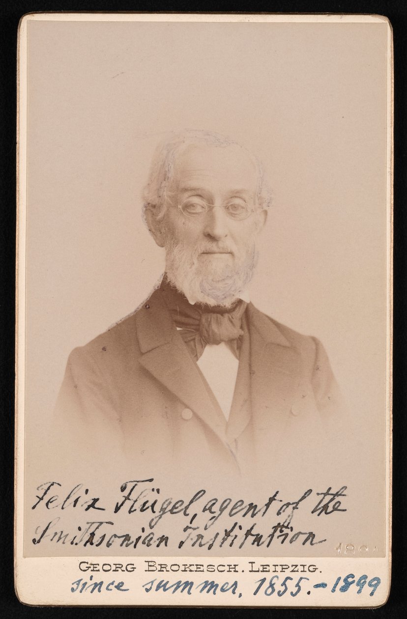 Retrato de Felix Flugel 1820-1904, 1894. de Georg Conrad Adolph Brokesch