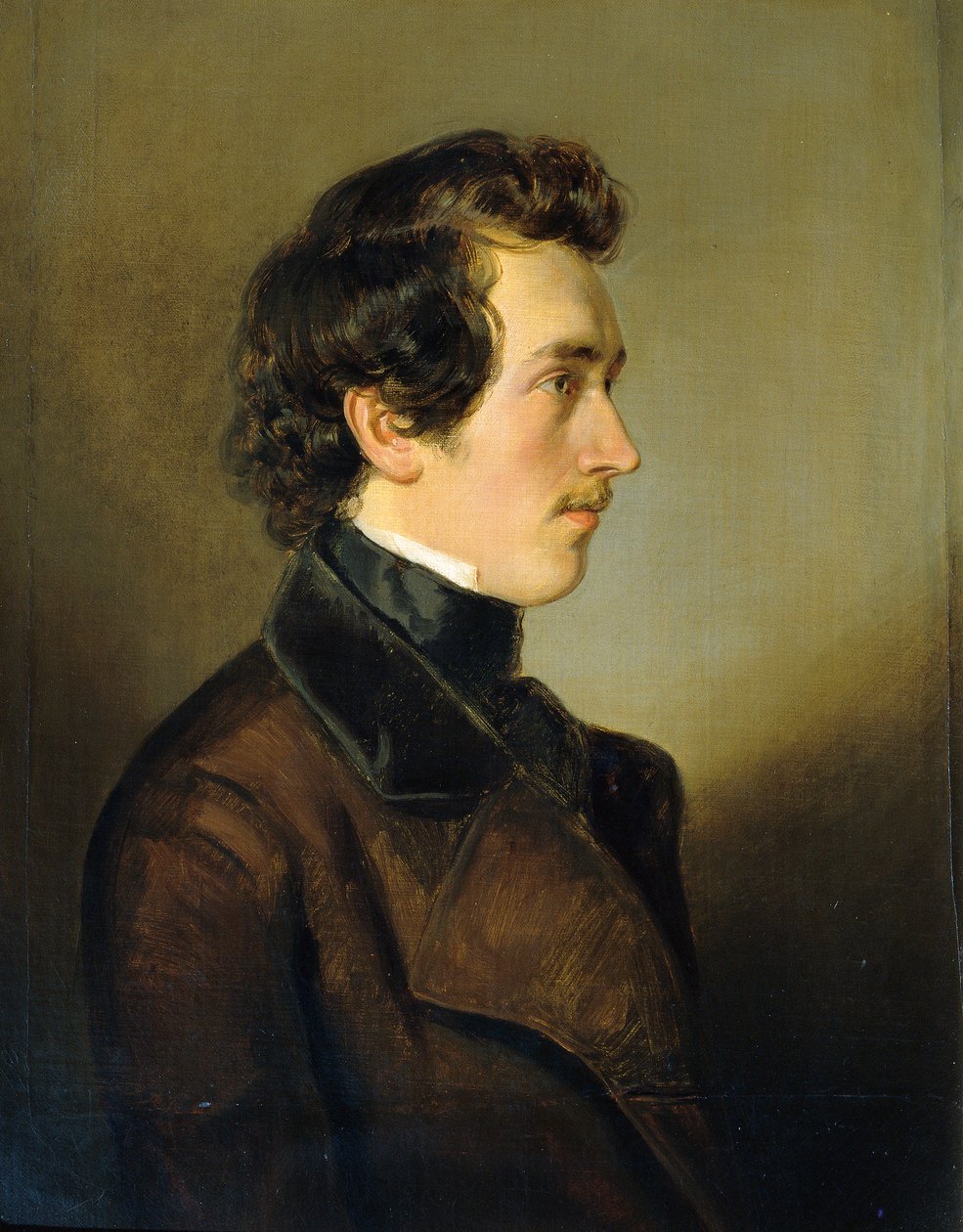 O pintor Leopold Brunner, o Velho mais jovem de Georg Decker