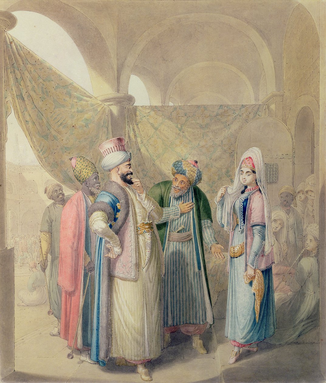 O mercado de escravos de Georg Emanuel Opitz