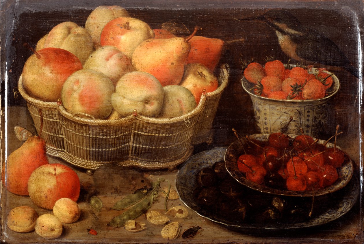 Natureza morta com frutas, final do século XVI e XVII de Georg Flegel