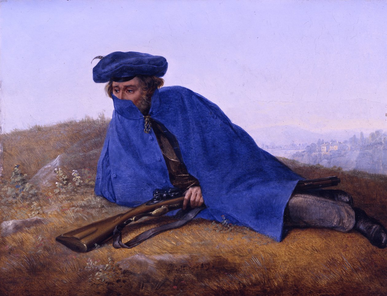 Num posto avançado de Georg Friedrich Kersting