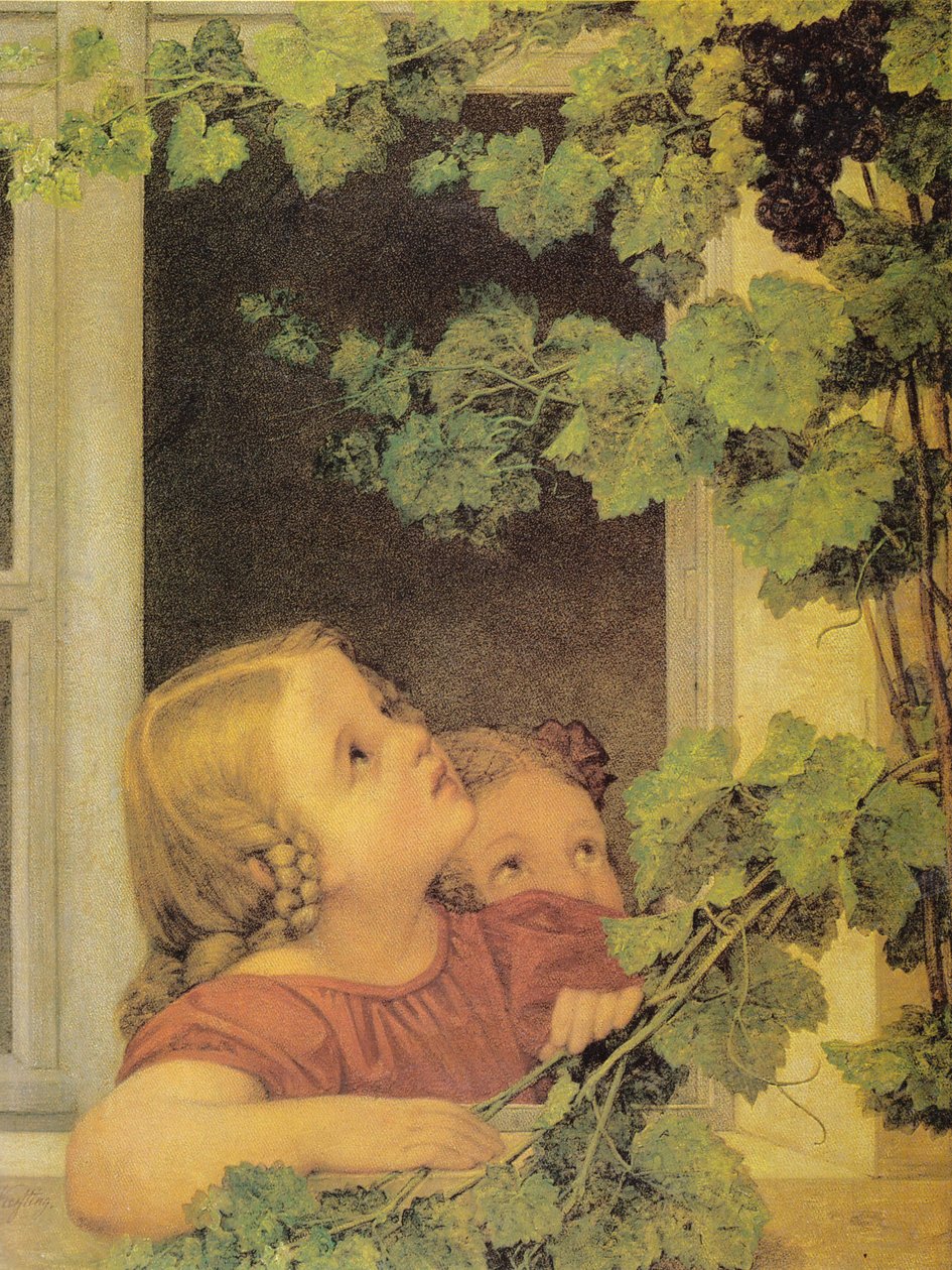 Crianças à janela de Georg Friedrich Kersting