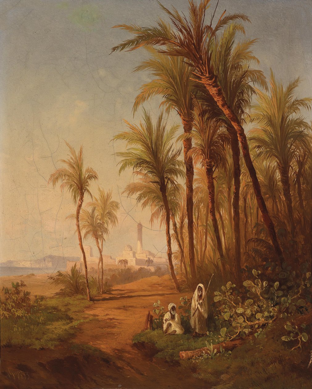 Peregrinos na costa de Georg Geyer