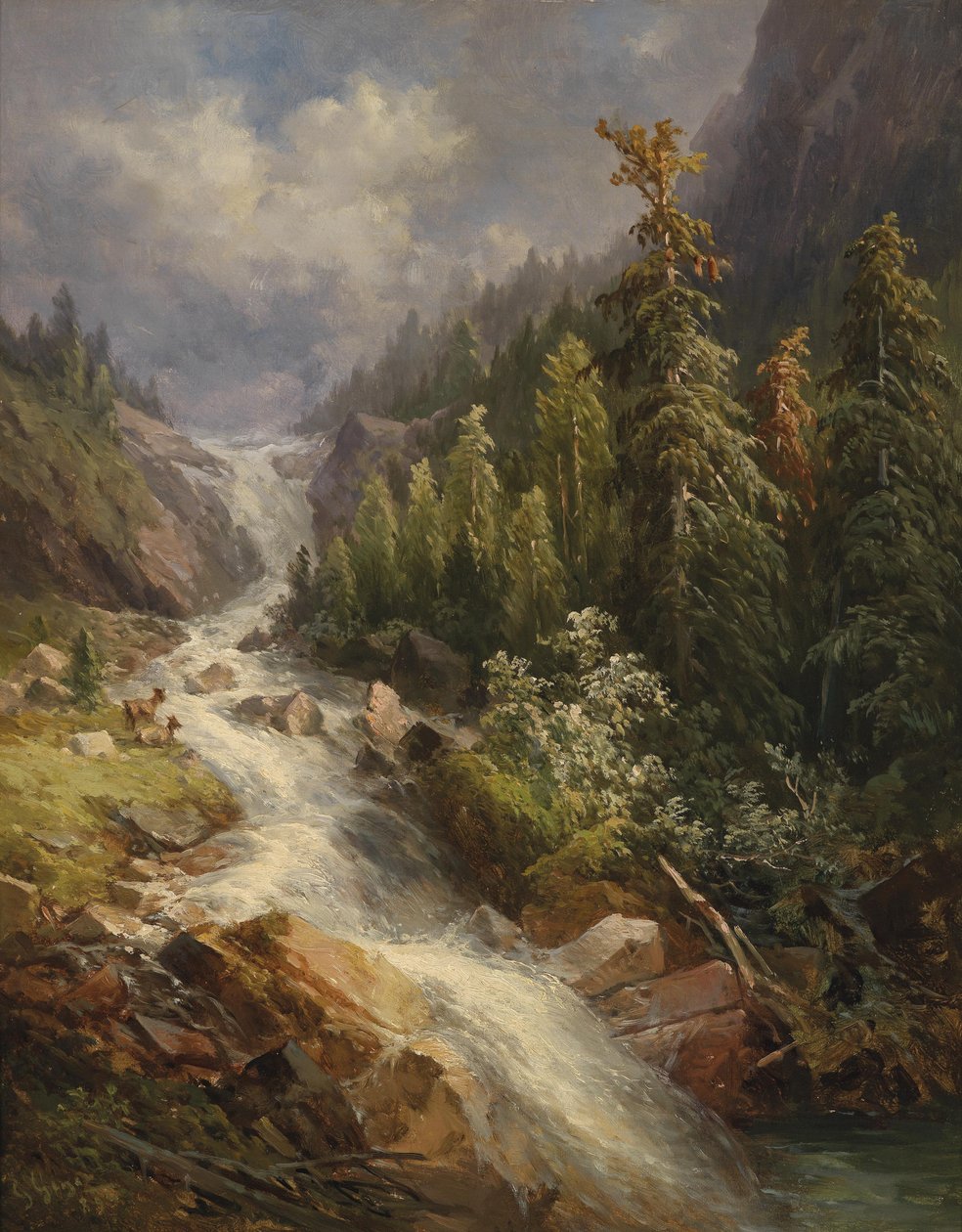 Stalbachfall am Grundlsee de Georg Geyer