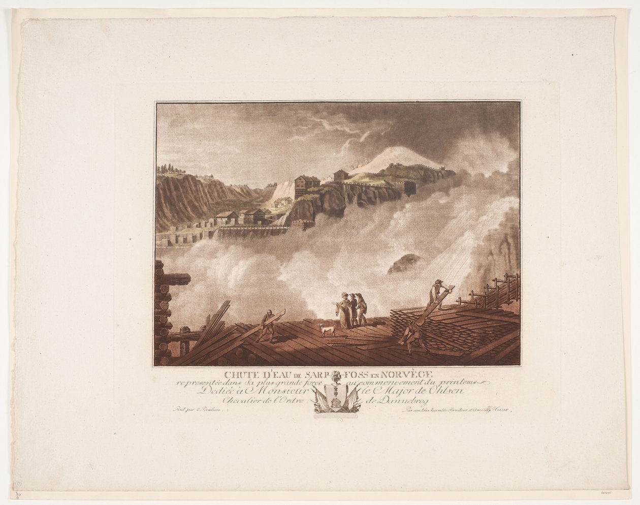Cachoeira Sarp-Foss na Noruega de Georg Haas