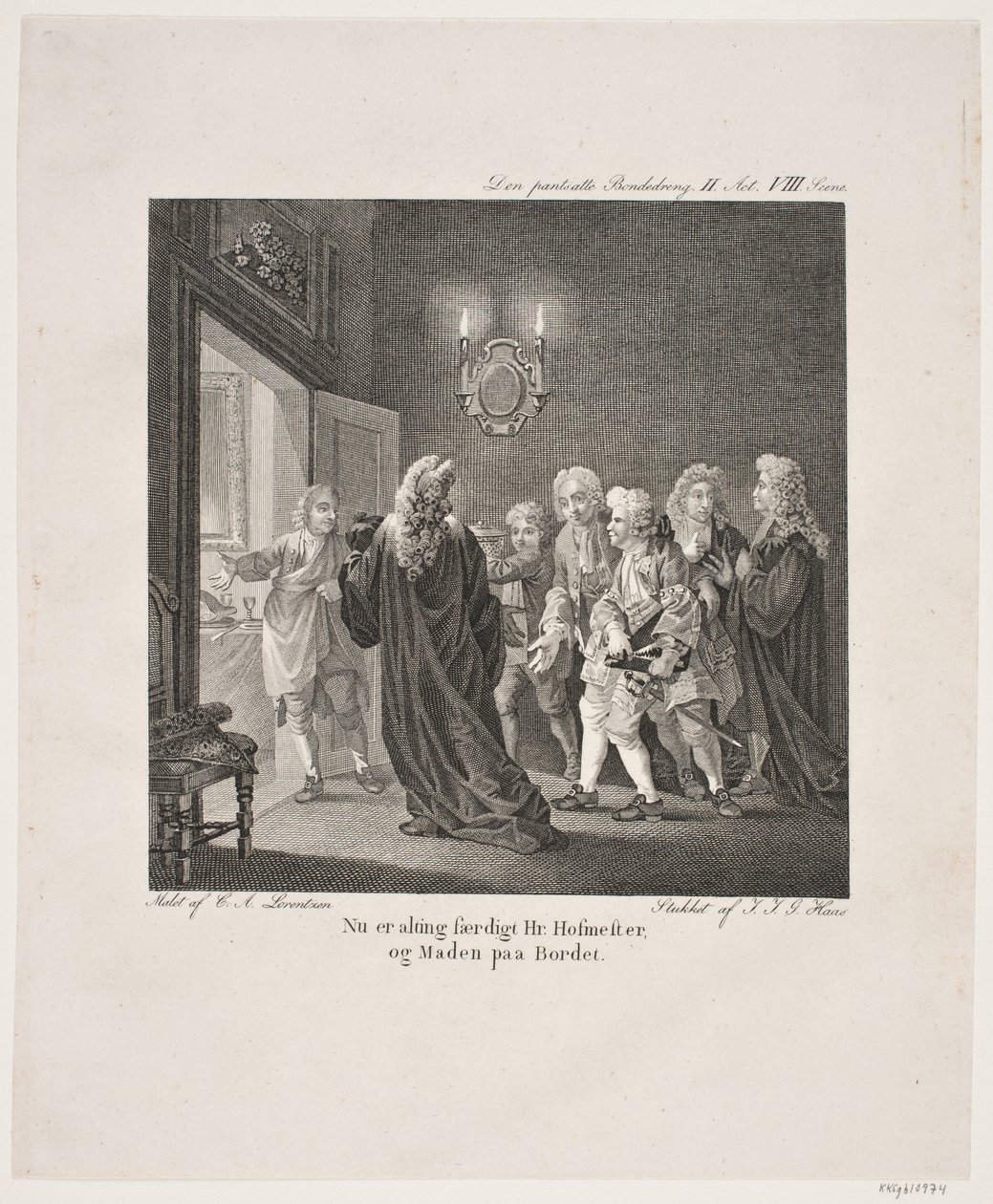 Ilustração para Comédias de Holberg de Georg Haas