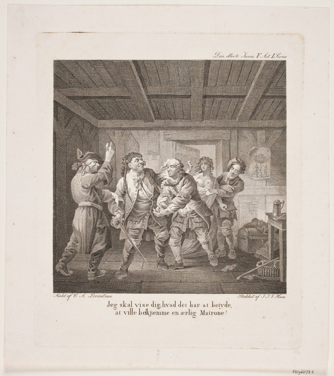 Ilustração para Comédias de Holberg de Georg Haas