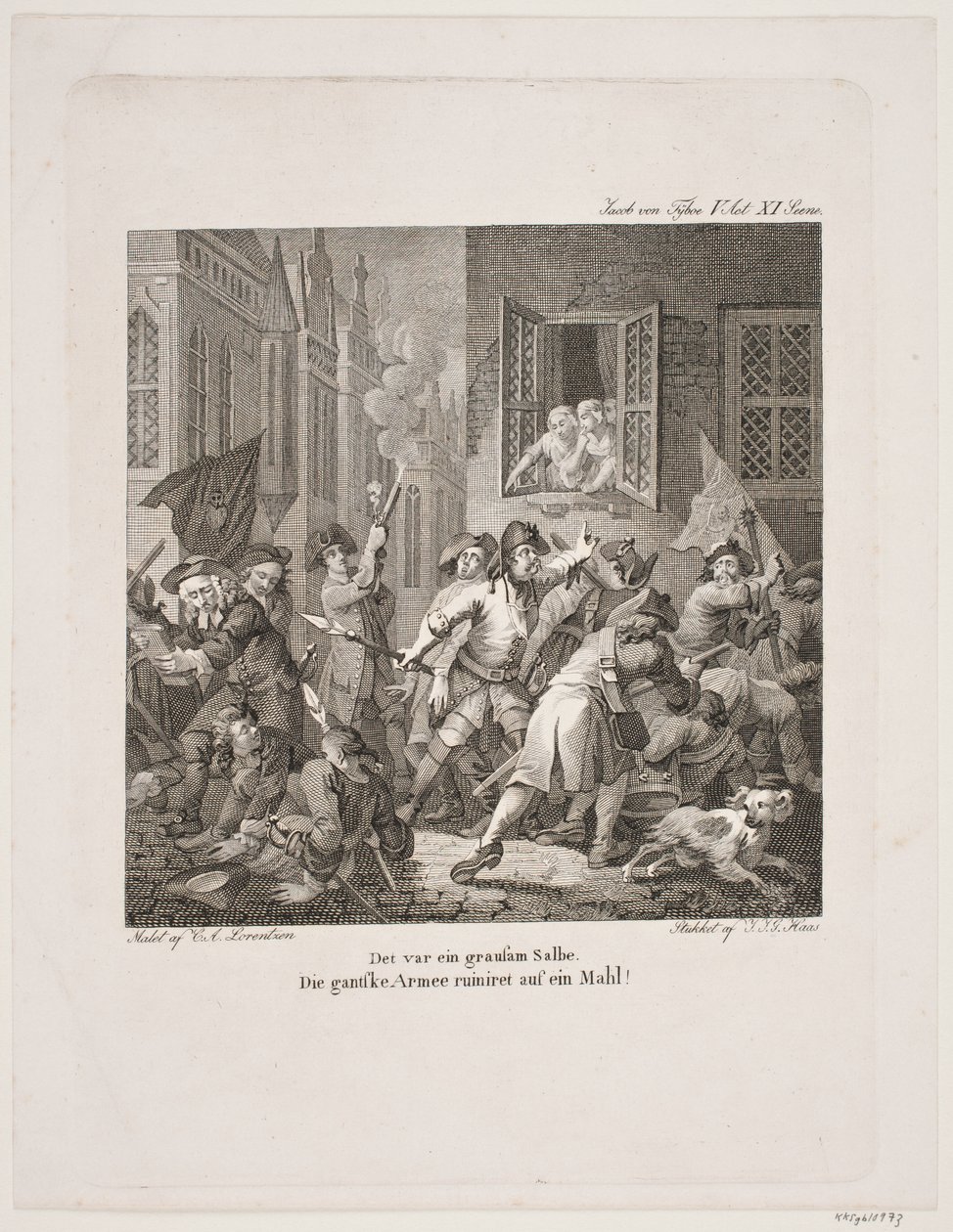 Ilustração para Comédias de Holberg de Georg Haas
