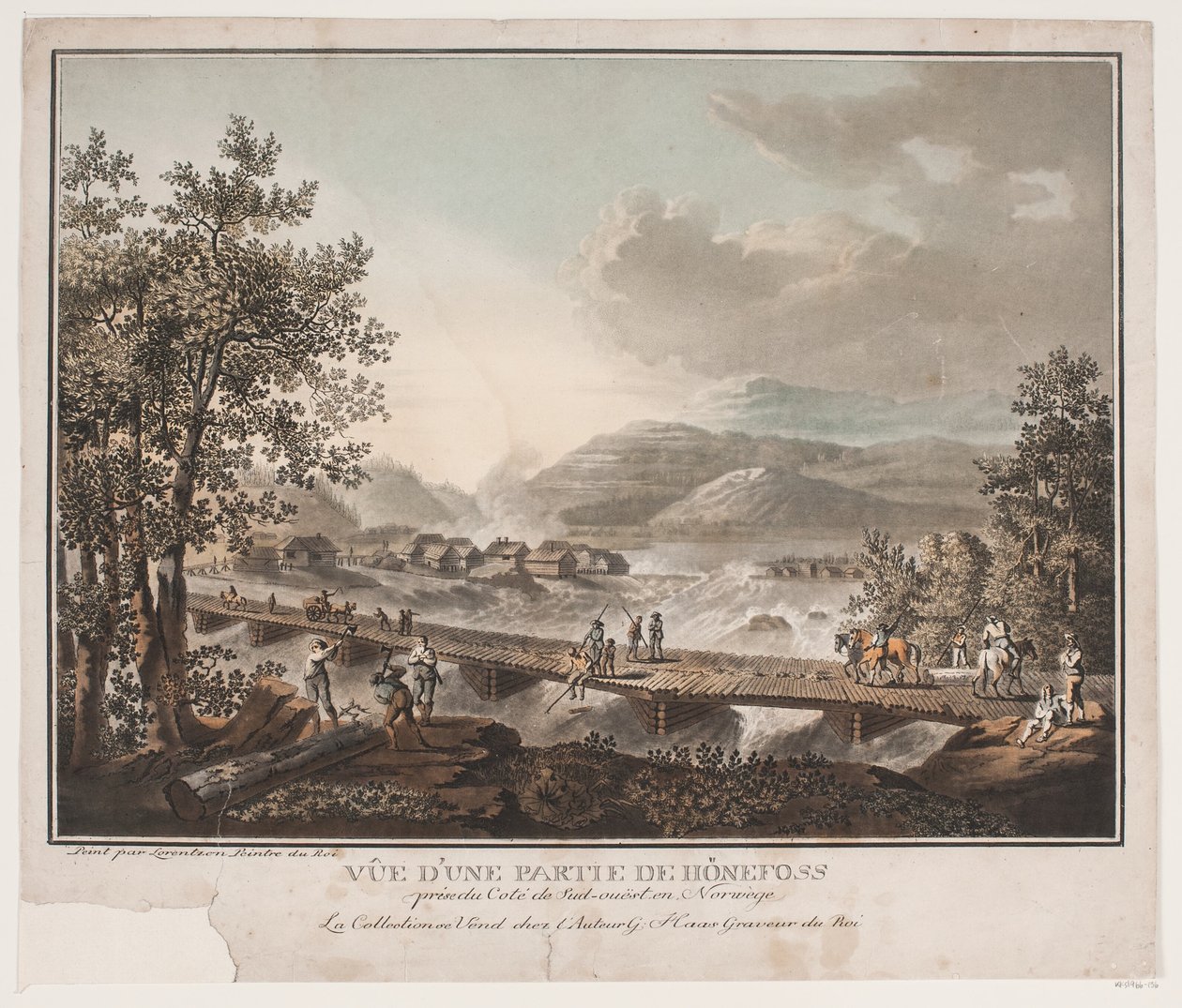 Vista de parte de Hönefoss de Georg Haas