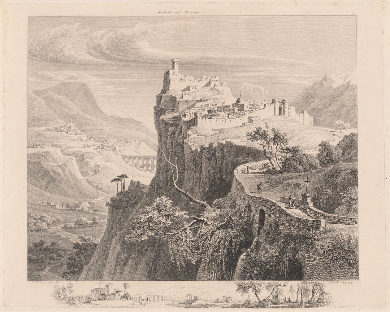 Ovindoli nos Abruzos de Georg Heinrich Busse