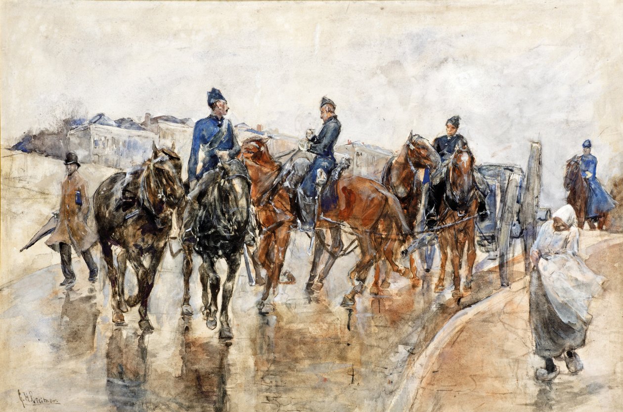 Retornando das manobras de Georg Hendrik Breitner