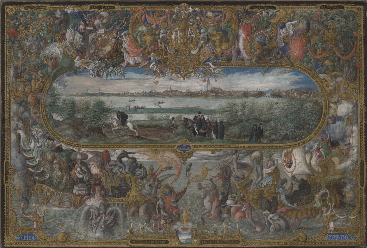 Vista de Sevilha, 1573 de Georg Hoefnagel