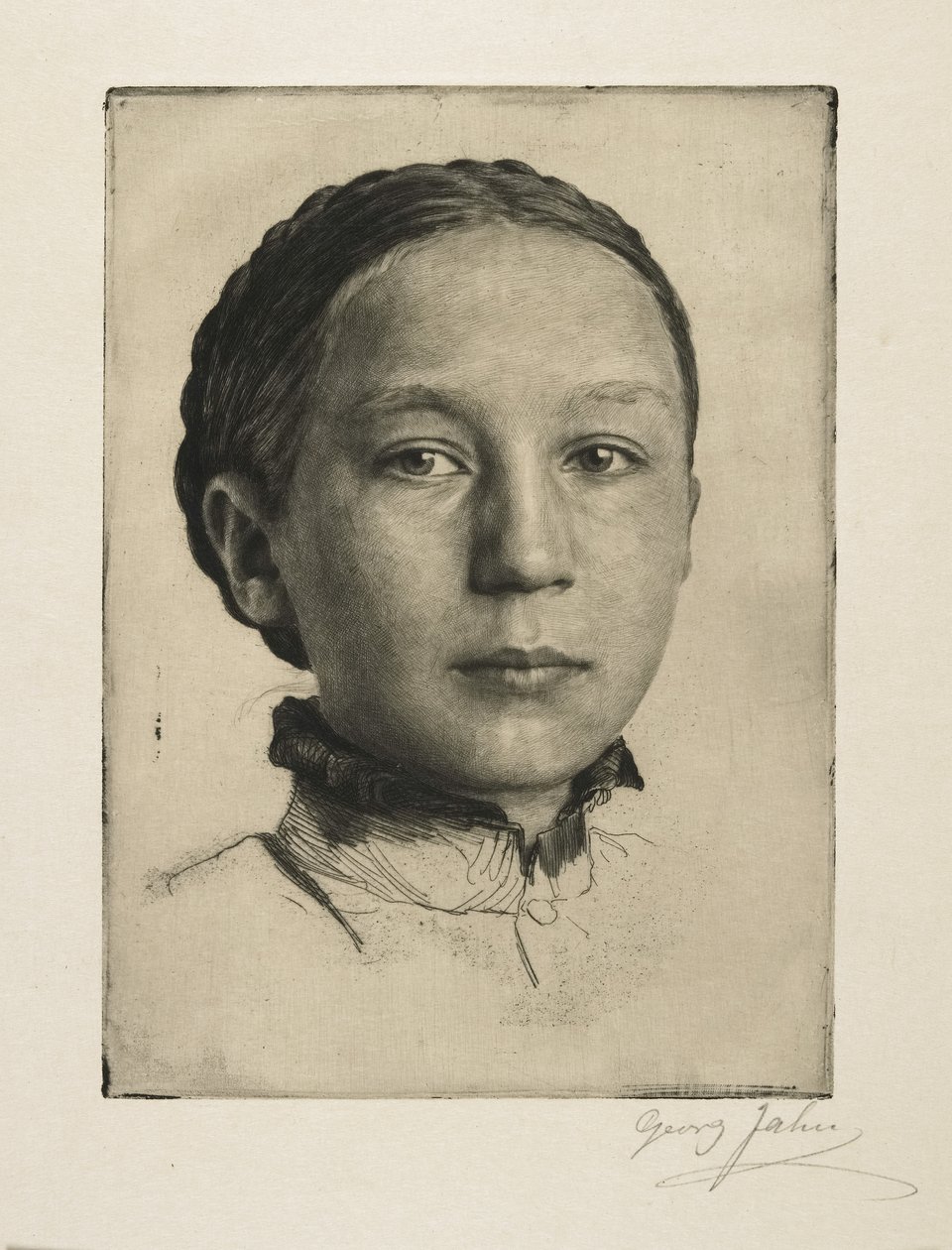 Cabeça de criança, Trina de Georg Jahn