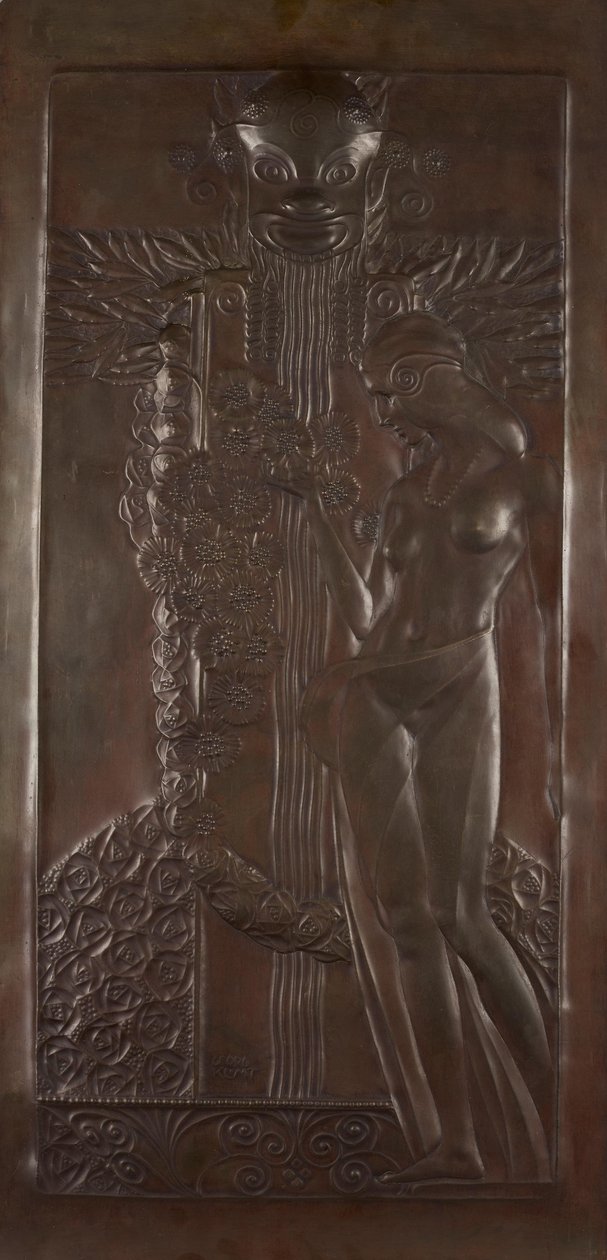 Ninfa e sátiro de Georg Klimt