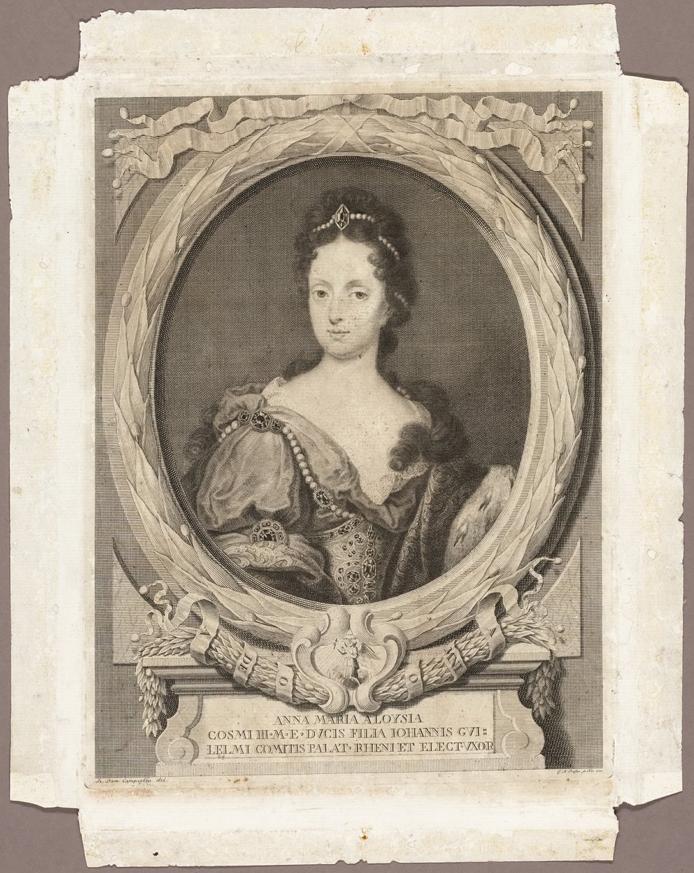 Anna Maria Luisa de Georg Martin Preissler