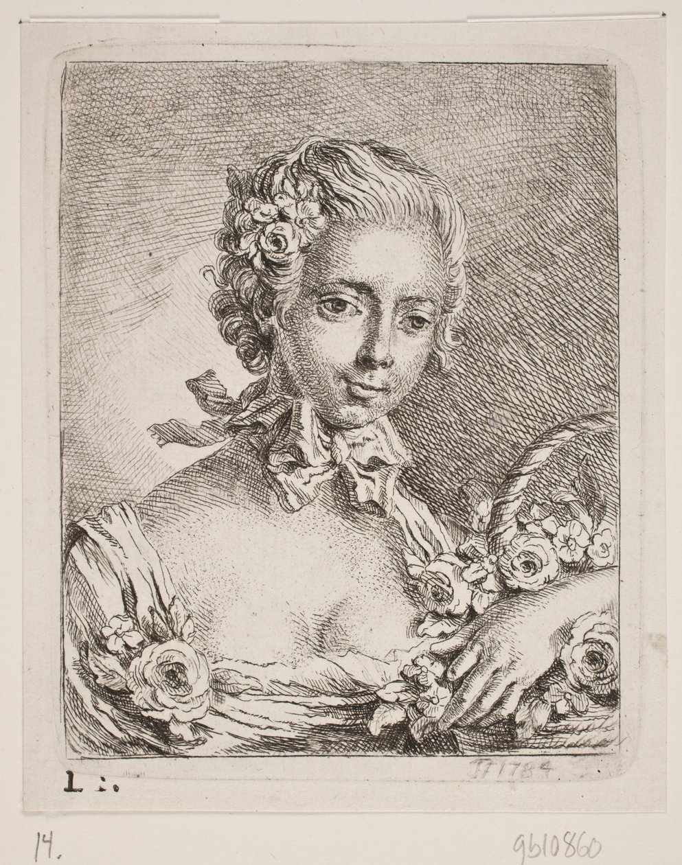Uma menina flor de Georg Mathias Fuchs