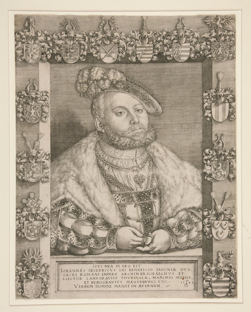 Frederico, o Sábio, Eleitor da Saxônia de Georg Pencz