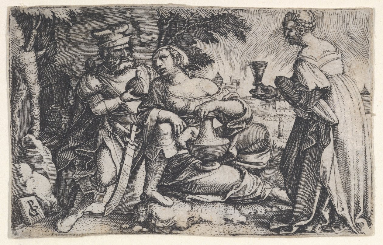 Ló e Suas Filhas. de Georg Pencz