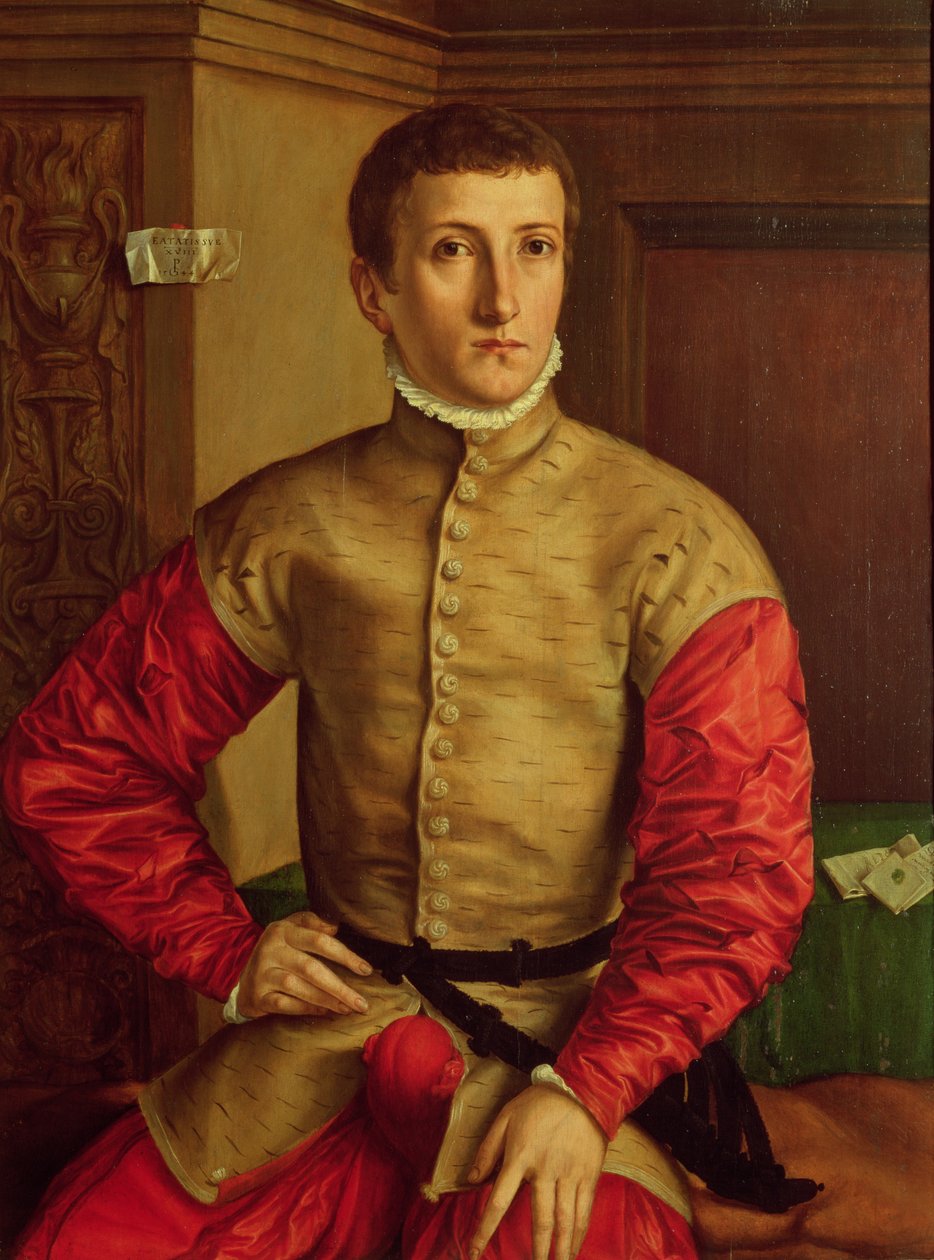 Retrato de um jovem, 1544 de Georg Pencz