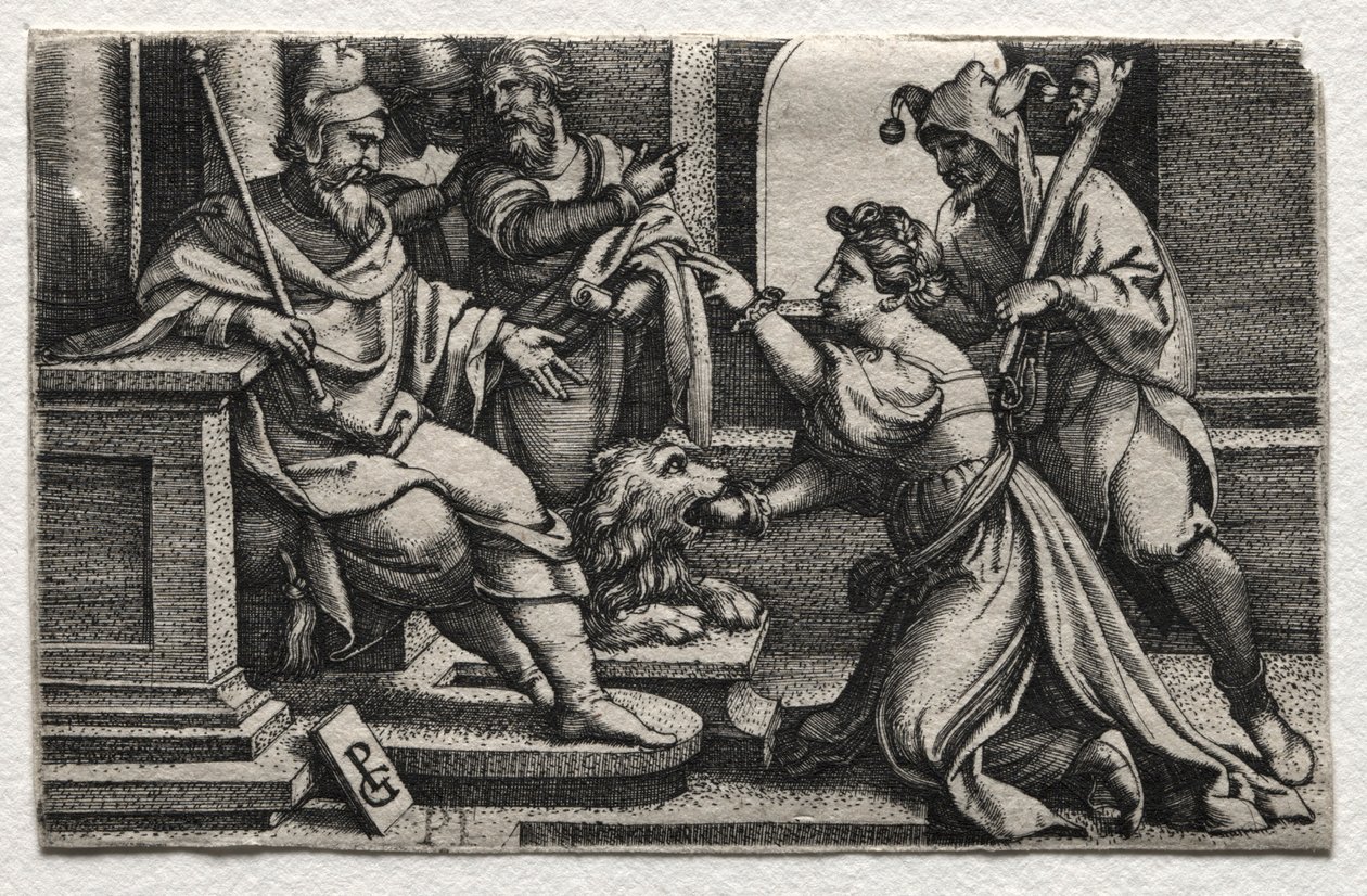 A boca da verdade de Georg Pencz